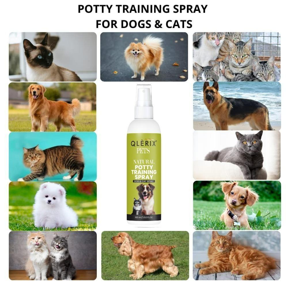 Natural Potty-Training Spray for Dogs & Cats – Pack of 2 (100ml Each)