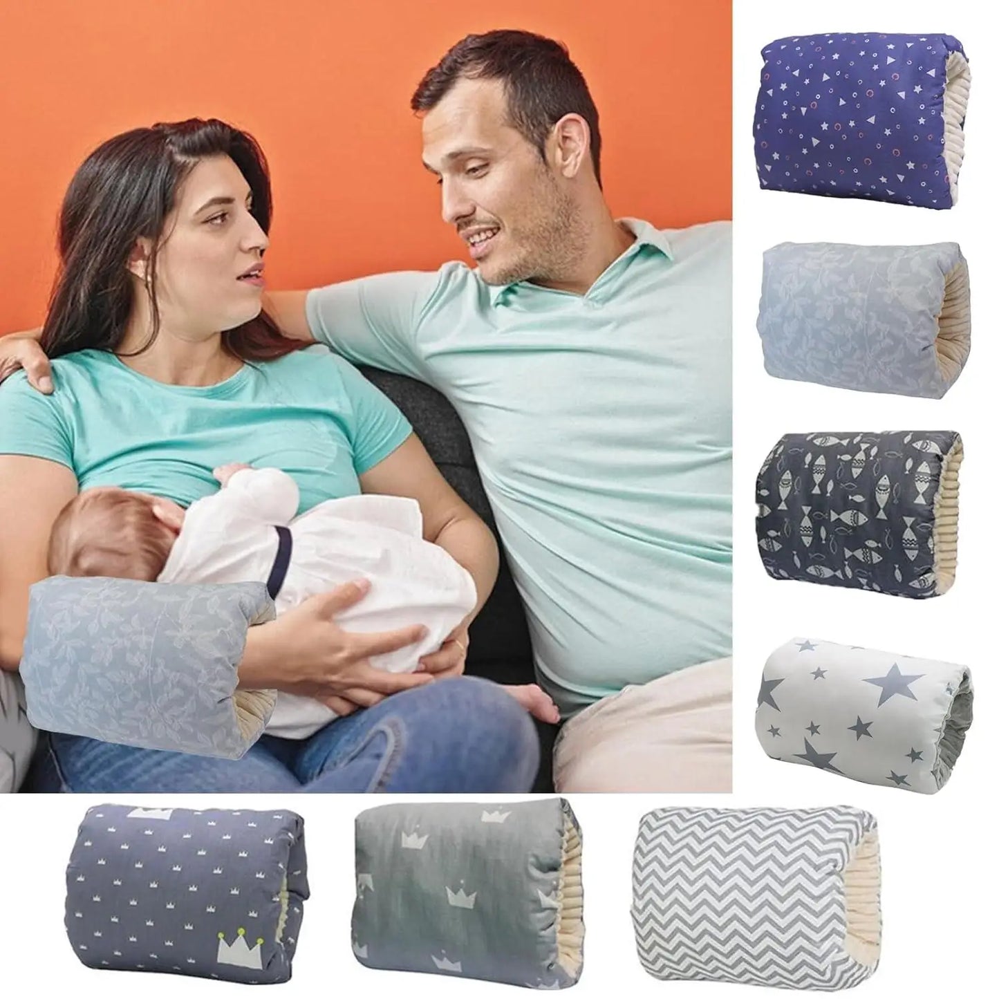 Cozie Cradle Baby Nursing Pillow & Hand Warmer โ Cozy Cradle Feeding Pillow for Infants