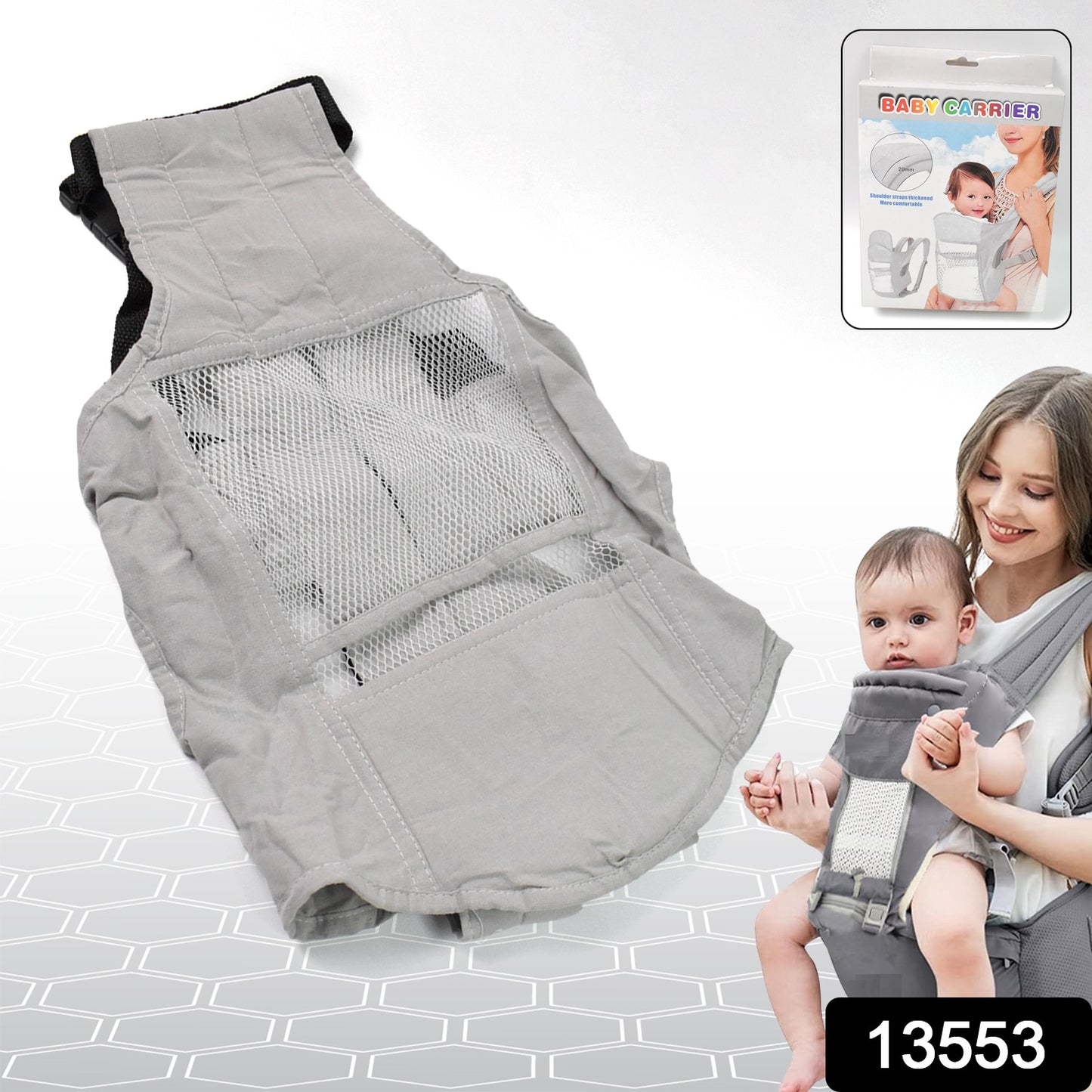 Ergonomic Baby Carrier with Hip Seat Baby Holder Carrier (1 Pc)