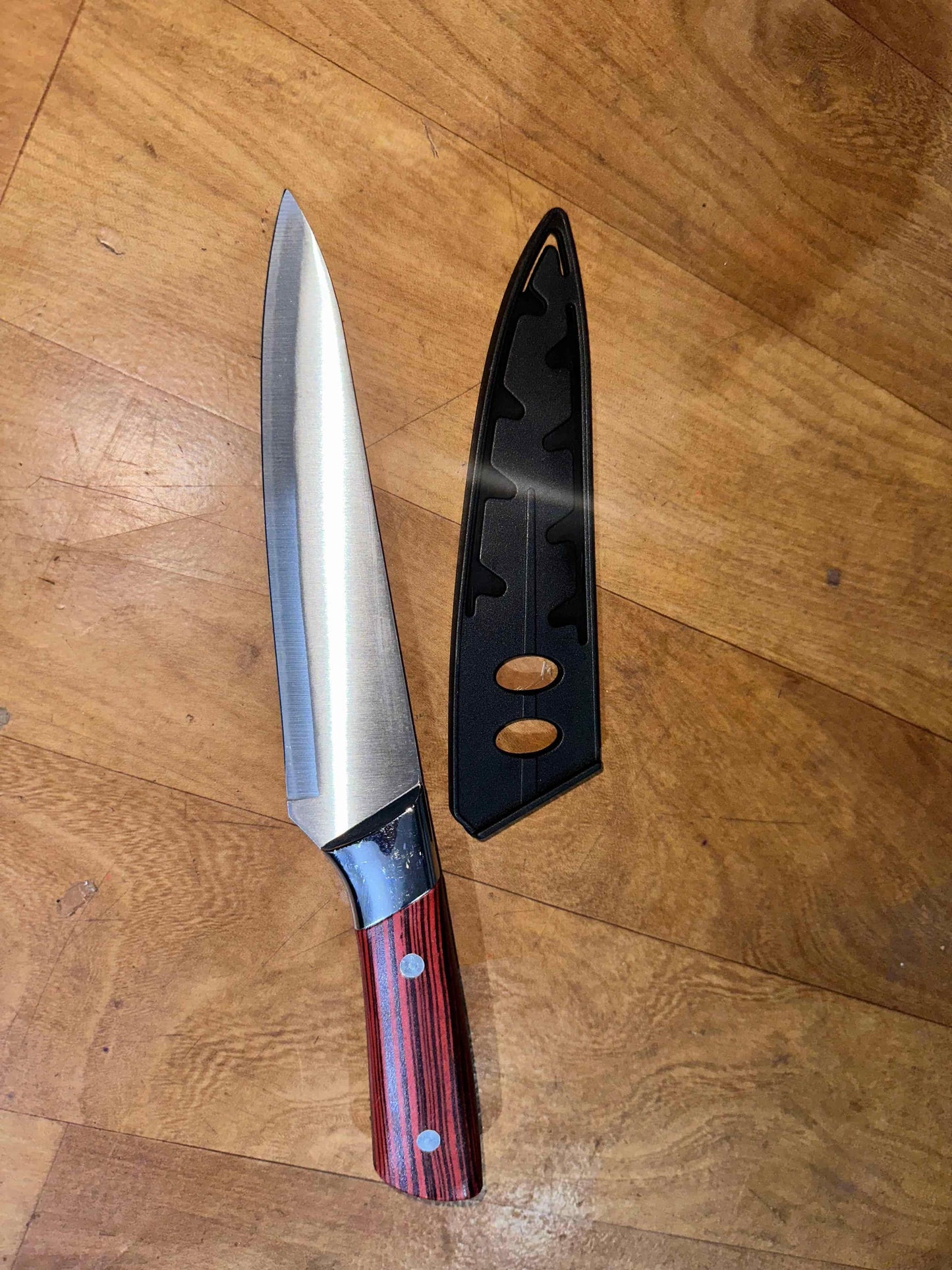 Kitchen Stainless – Sharp Multipurpose Cooking Knife with Wooden Handle (Pack of 1)