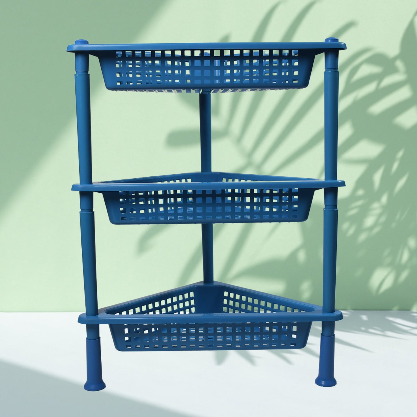 Triangle Plastic 3-Tier Rack Shelf – The Space-Saver You Didn’t Know You Needed!