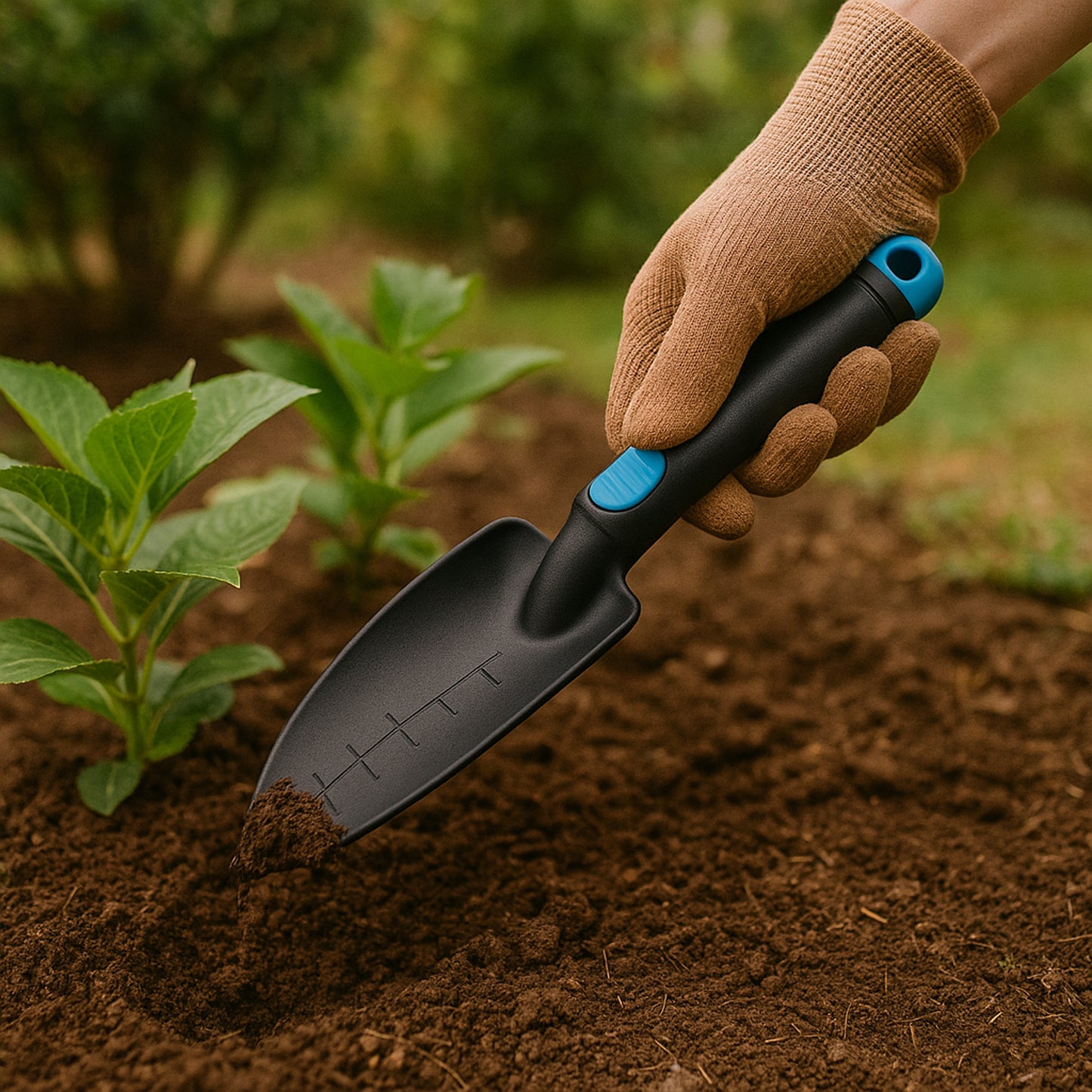 Heavy Duty Garden Hand Trowel with Measurement Marks (1 Pc)