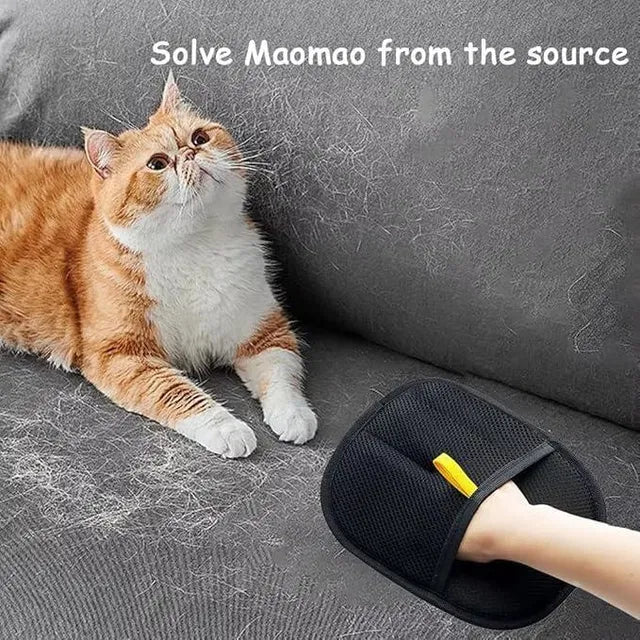 Pet Hair Removal Glove – Gentle Grooming & Fur Collecto
