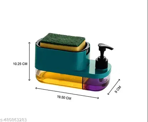 3-in-1 Liquid Dispenser & Sponge Holder