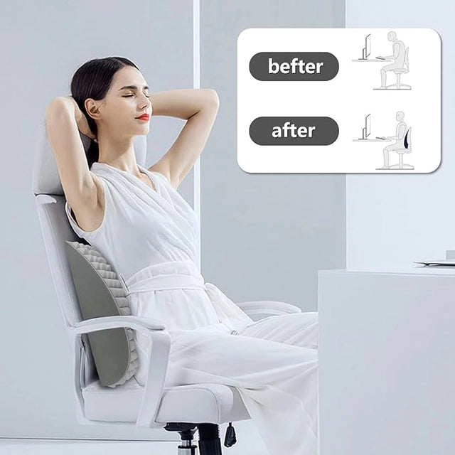 Back and Neck Stretcher Cushion β Orthopedic Lumbar Support, & Pain Relief Pillow
