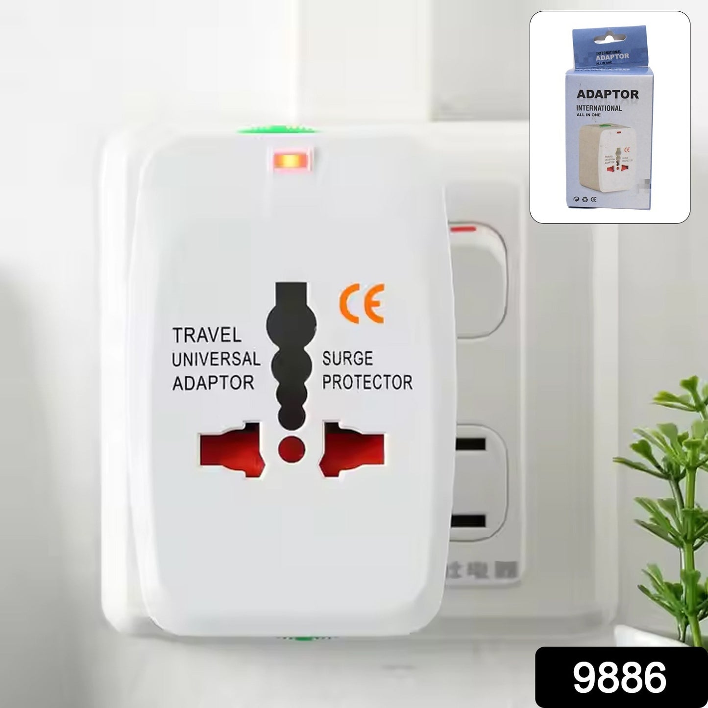 Universal Travel Adapter with Dual USB Ports - International Multipurpose