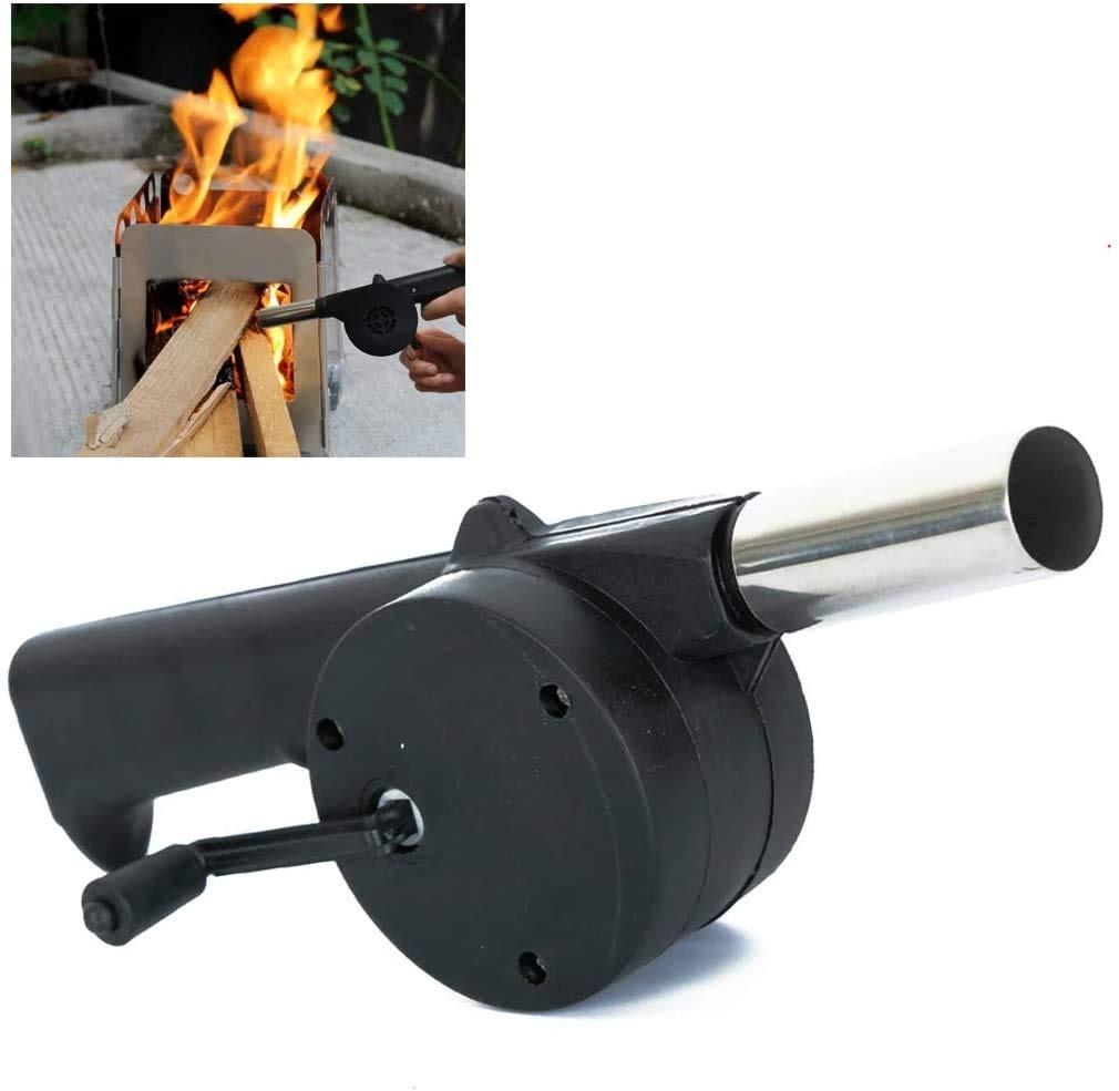 Portable Hand Crank BBQ Air Blower Fan