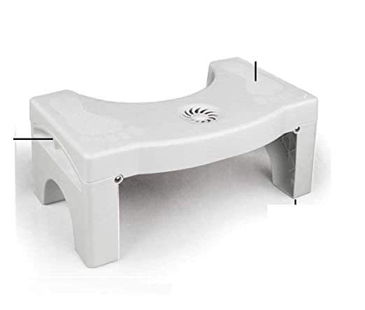 Bathroom Toilet Stool – Anti-Slip Potty Step for Western Toilet | Pre-Assembled Foot Rest for Adults & Kids | Potty Training & Posture Support