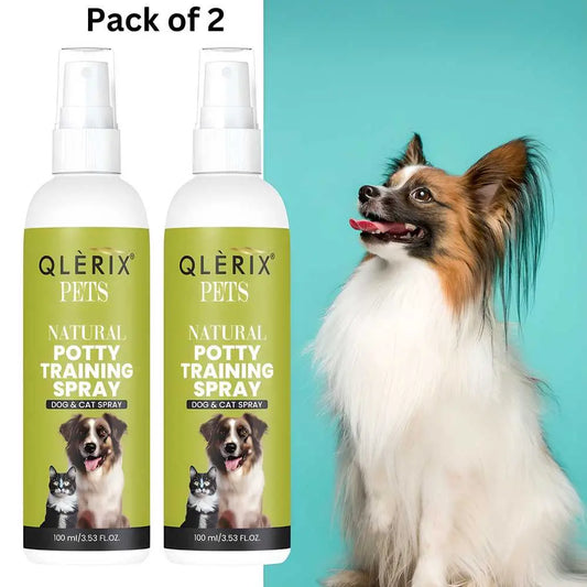 Natural Potty-Training Spray for Dogs & Cats – Pack of 2 (100ml Each)