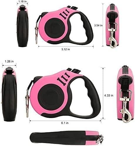 Retractable Pet Leash – 500 cm Long (Multicolor)