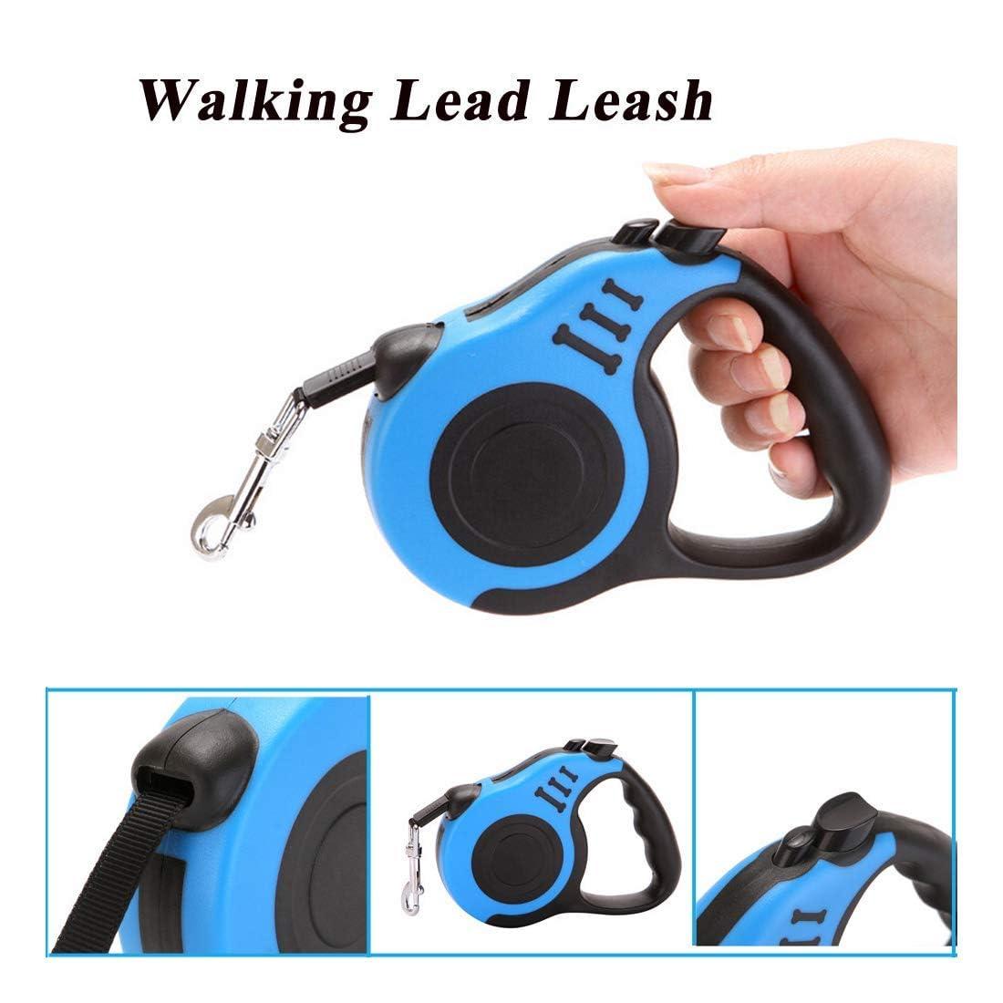 Retractable Pet Leash – 500 cm Long (Multicolor)
