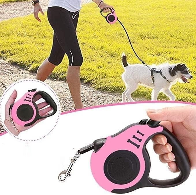 Retractable Pet Leash – 500 cm Long (Multicolor)