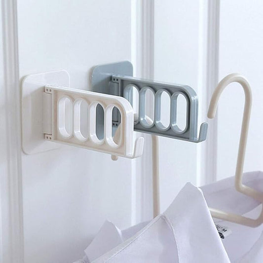 Foldable Wall-Mounted Clothes Hanger Holder Rack Laundry Rack 2 pcs