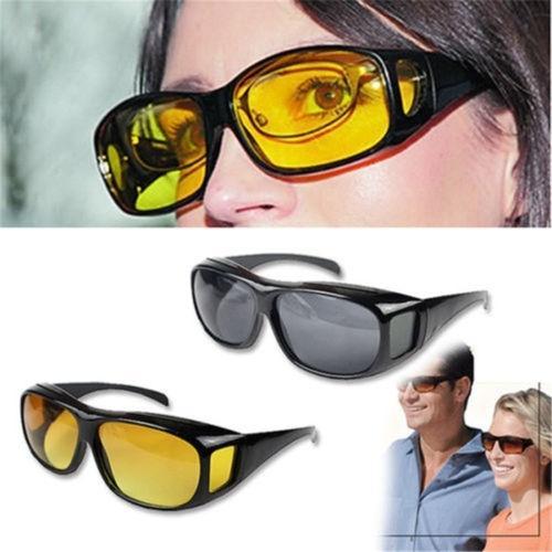 HD Vision Night Driving Glasses — Fits Over Prescription Glasses | Yellow Lens for Clearer Night & Fog Driving