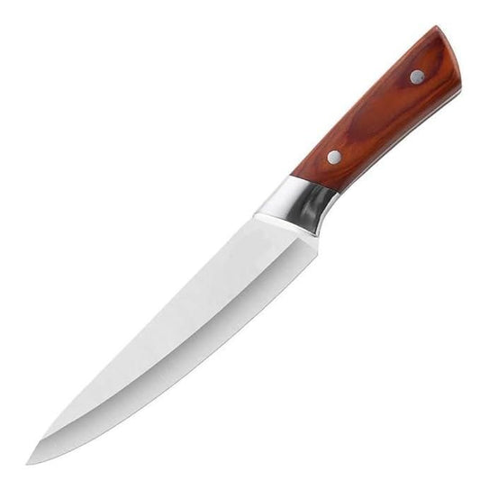 Kitchen Stainless – Sharp Multipurpose Cooking Knife with Wooden Handle (Pack of 1)