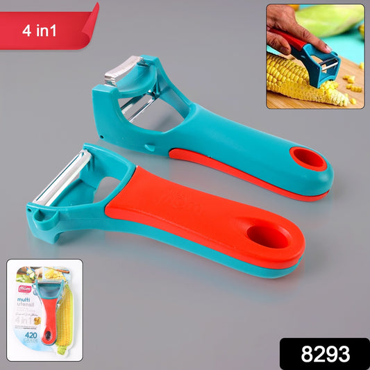 4-in-1 Veggie & Fruit Peeler – The Tiny Tool That Does It All (1 Pc)