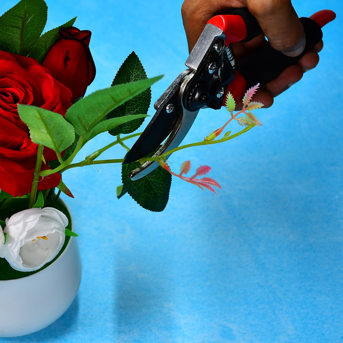 21 cm Red Garden Shears Sharp Cutter Pruners Scissor Pruner.