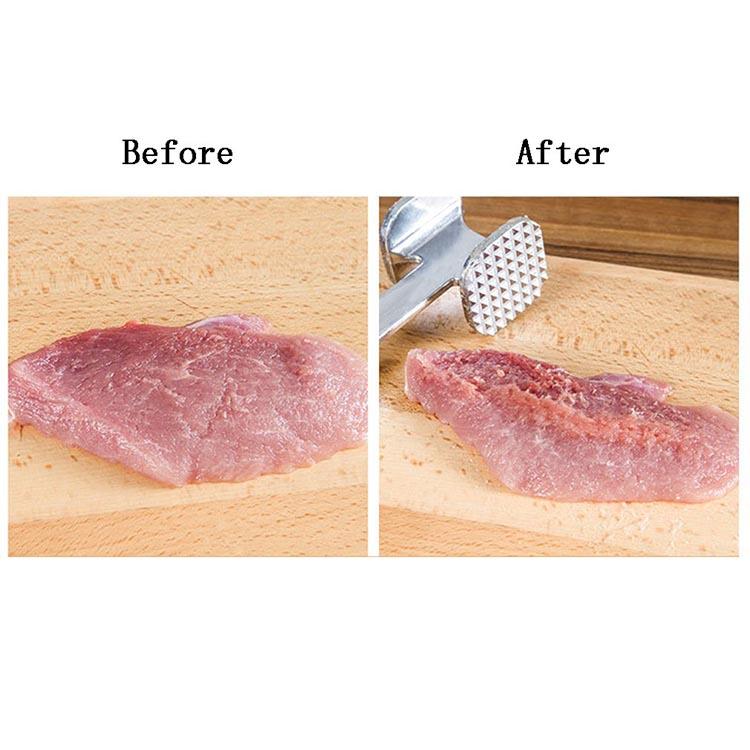 Professional Two-Sided Meat Tenderizer Hammer