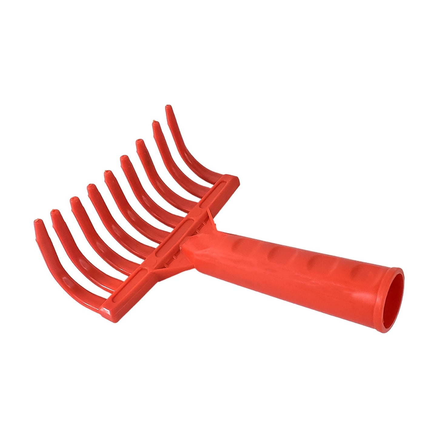 Heavy Duty Plastic Garden Hand Rake (1 Pc) 9-tooth Cultivator Tool