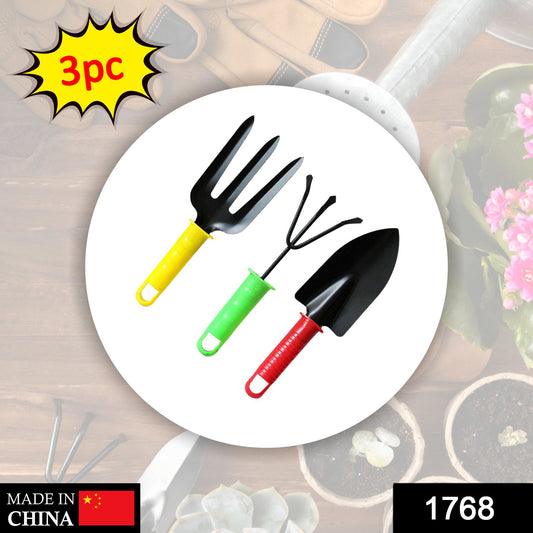 Garden Tool Kit – 3 Pc Gardening Set with Trowel, Cultivator & Fork