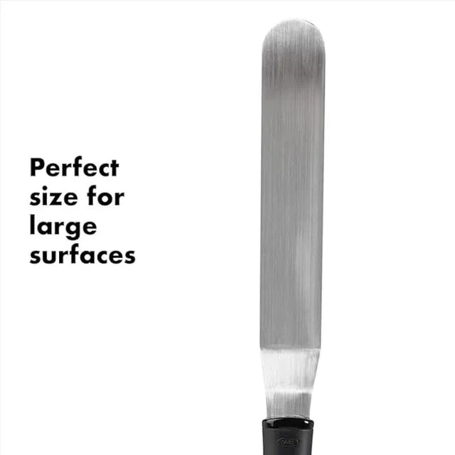 8-Inch Stainless Steel Angled Cake Spatula – Non-Stick Icing & Frosting Tool