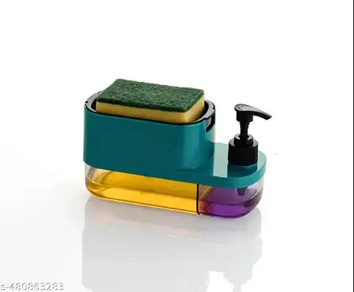 3-in-1 Liquid Dispenser & Sponge Holder