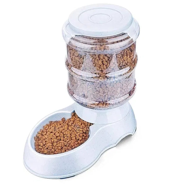Pet Food Dispenser Large Capacity – Self-Dispensing Automatic Feeder