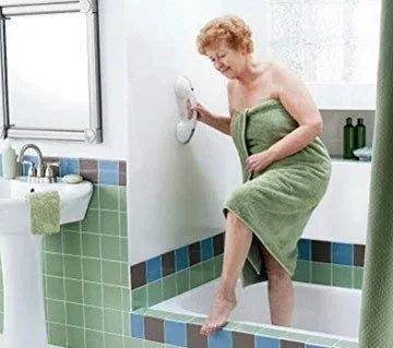 Safe-er-Grip Suction Grab Bar – No-Drill Support Handle for Bathroom, Stairs & More