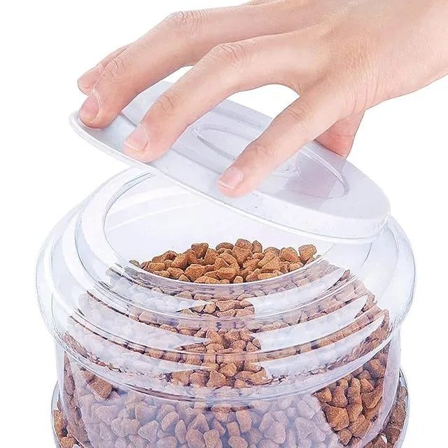 Pet Food Dispenser Large Capacity – Self-Dispensing Automatic Feeder