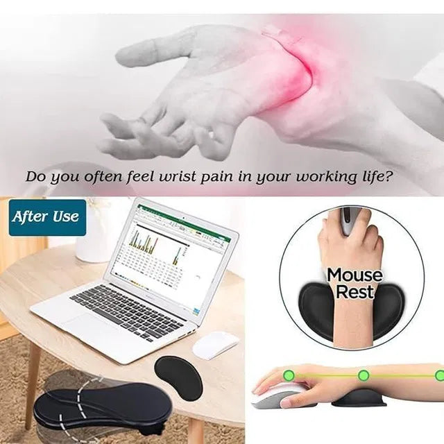Ergonomic Desk Arm/Wrist Rest Pad – Adjustable Computer Support