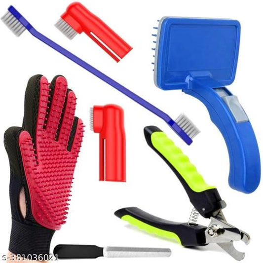 Pet Grooming Kit - 7-Piece Essential Tool Set