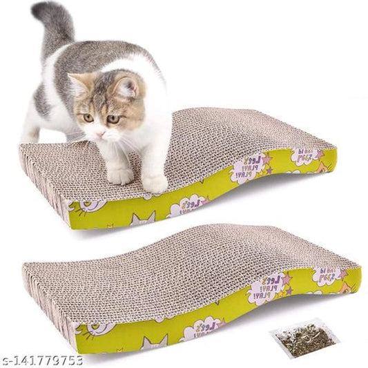 Cat Scratcher Pad with Catnip – Premium Wave