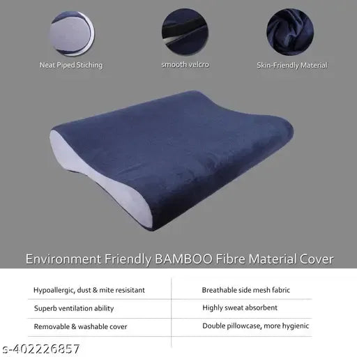 Orthopedic Cervical Pillow – Contoured Foam Neck and Shoulder Support