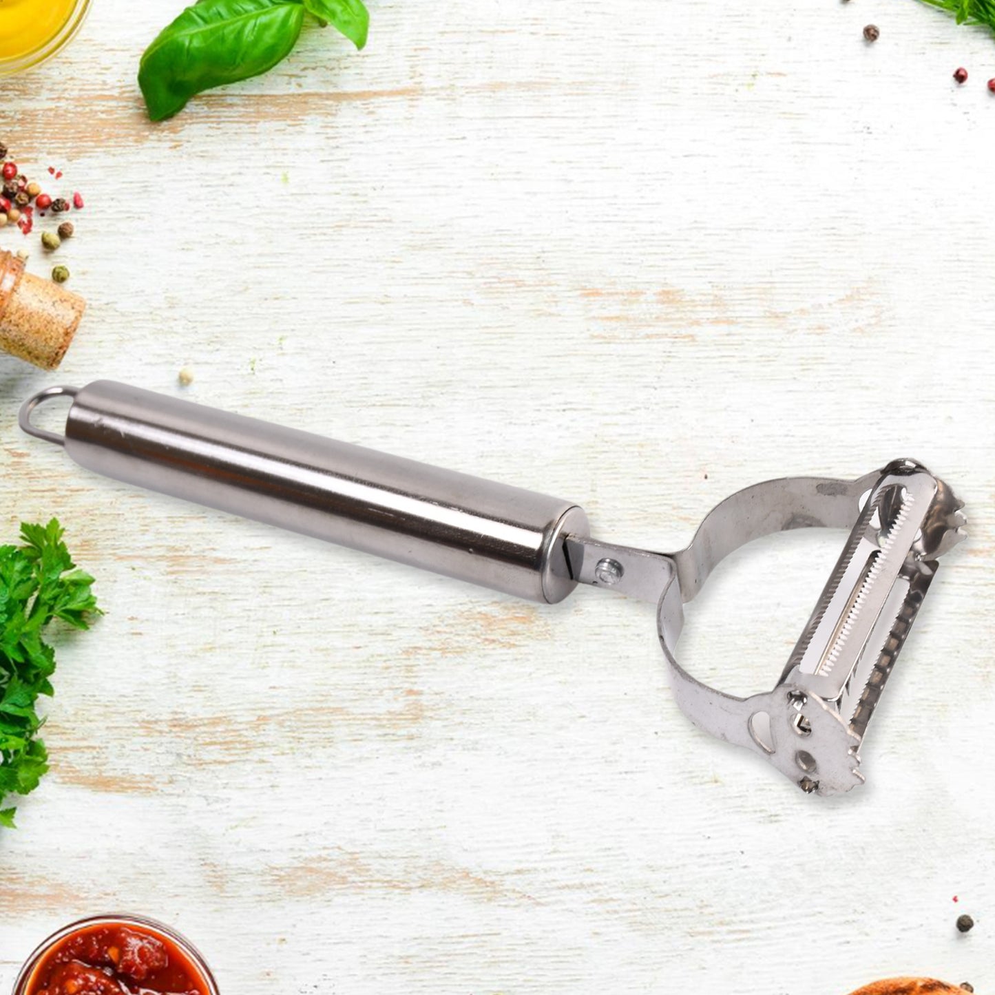 5-Piece Stainless Steel Multifunctional Peeler & Grater Set