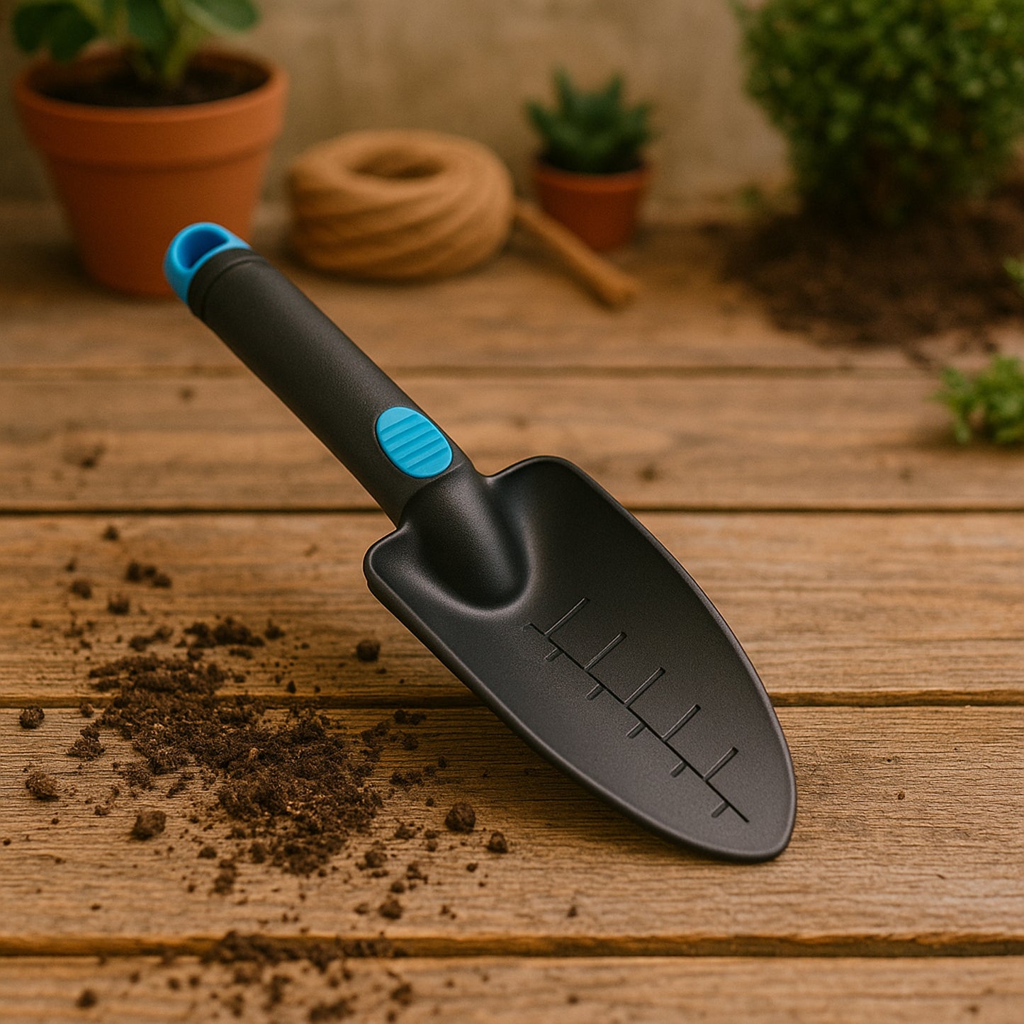 Heavy Duty Garden Hand Trowel with Measurement Marks (1 Pc)