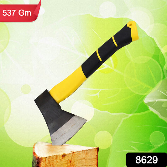 Fiberglass Hatchet Axe – 537g Wood Cutting & Camping Axe with Rubberized Handle