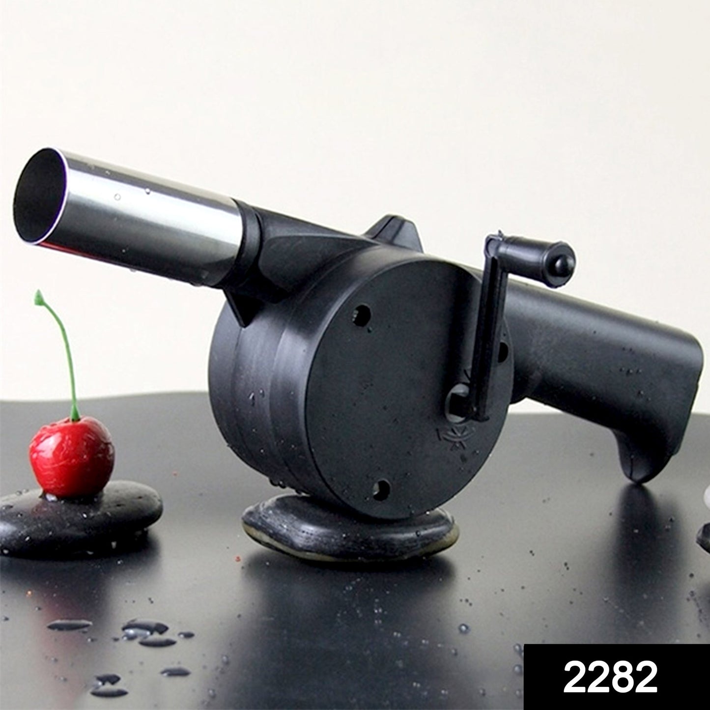 Portable Hand Crank BBQ Air Blower Fan